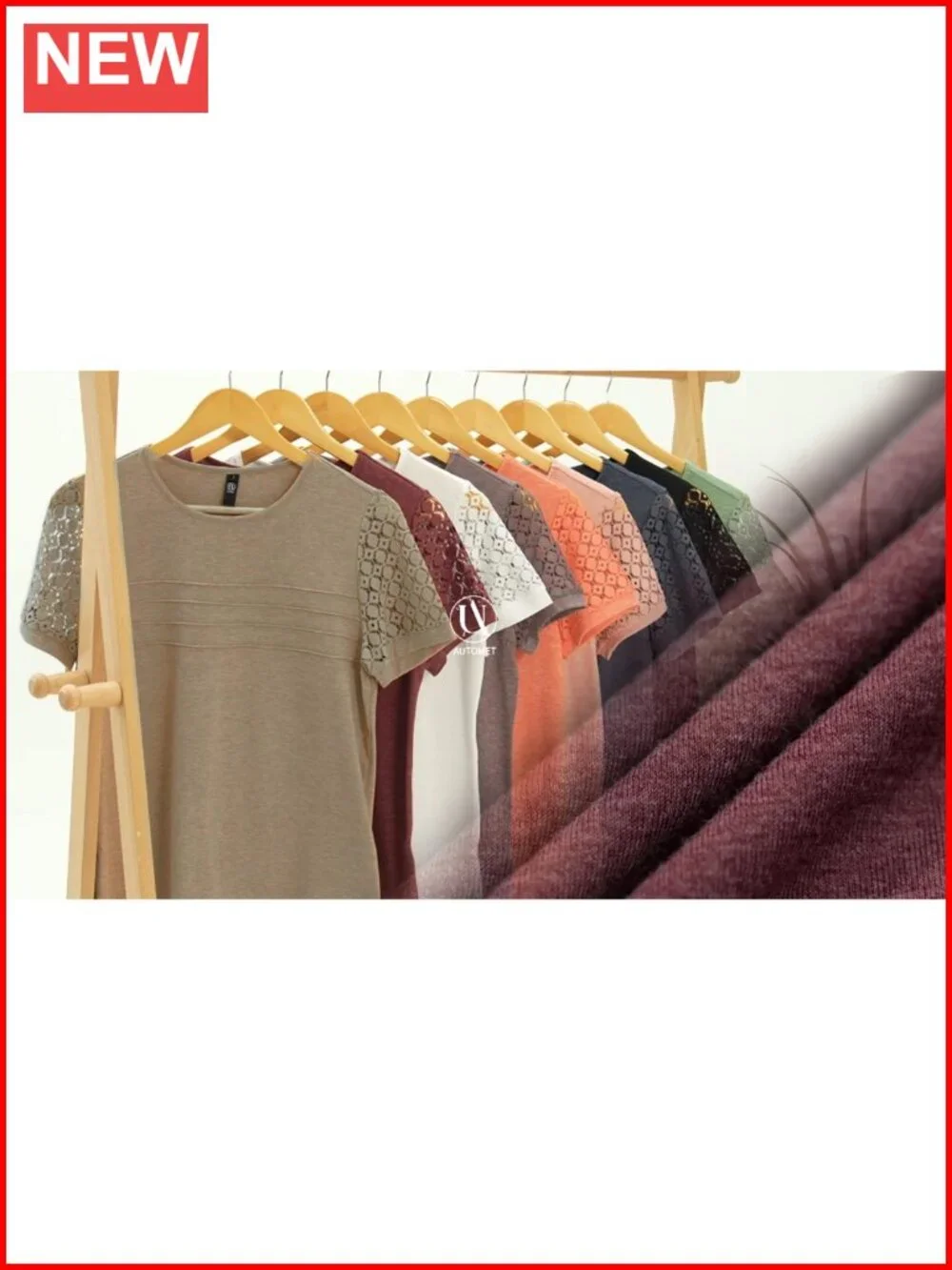 Women's Dressy Lace Short Sleeve T-Shirt Blouse Business Casual Top - Picture 6 of 6